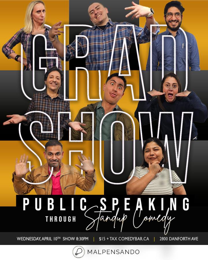 Public Speaking through Comedy - MalPensando